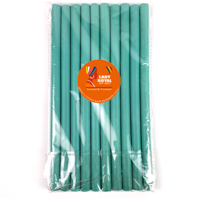 Lady Royal Flexible Foam Hair Curlers – Soft Rod Rollers for DIY Curls & Waves (Multiple Sizes)