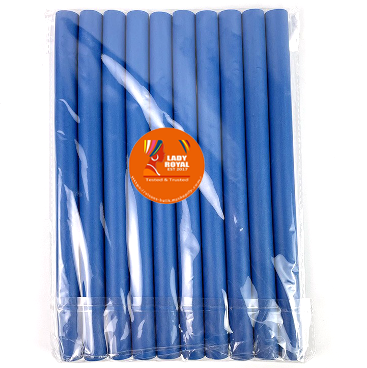 Lady Royal Flexible Foam Hair Curlers – Soft Rod Rollers for DIY Curls & Waves (Multiple Sizes)