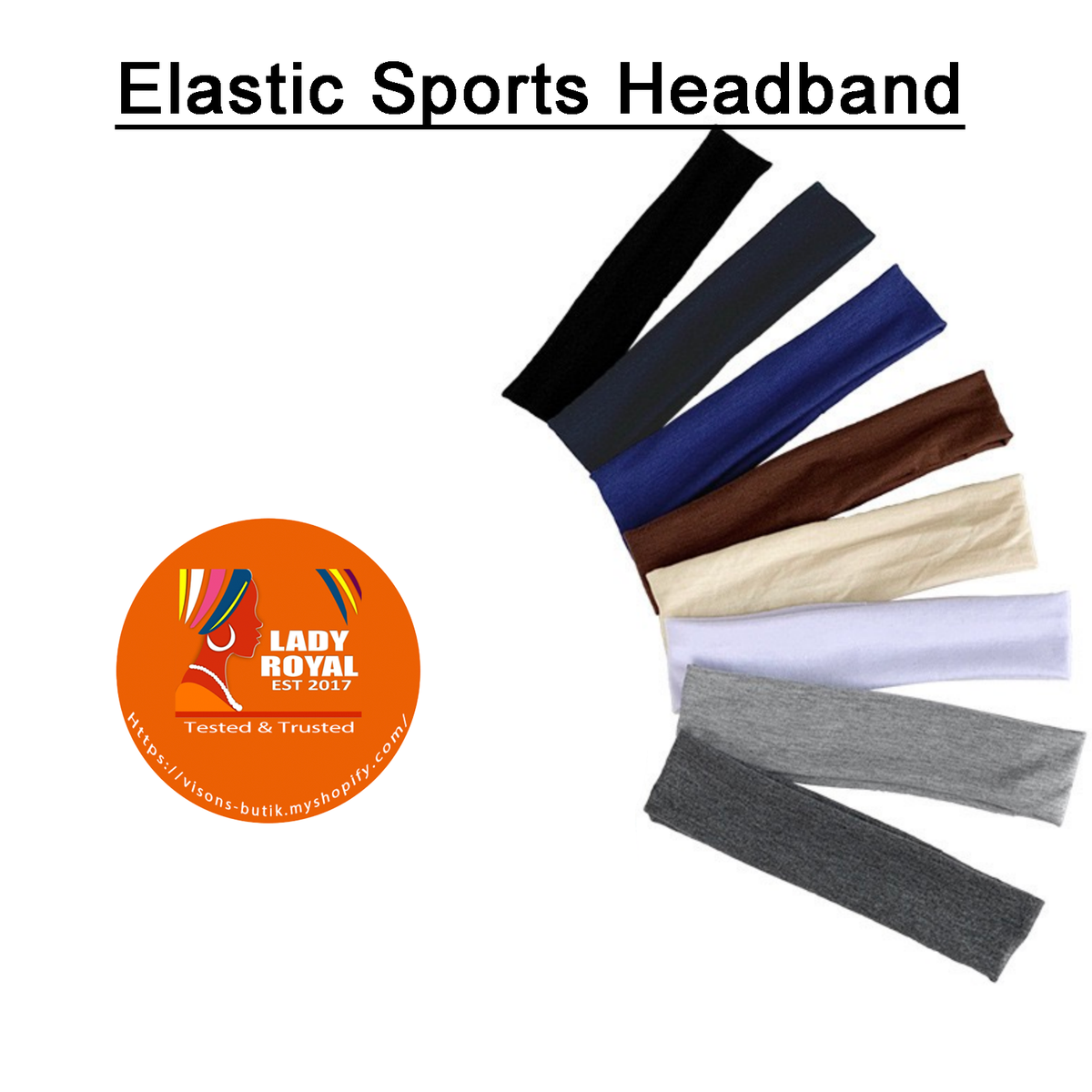 Lady Royal Elastic Sports Headband