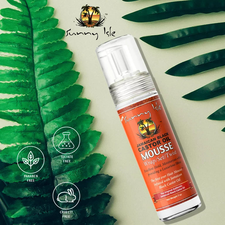 Sunny Isle Jamaican Black Castor Oil Wrap Set Mousse 7oz