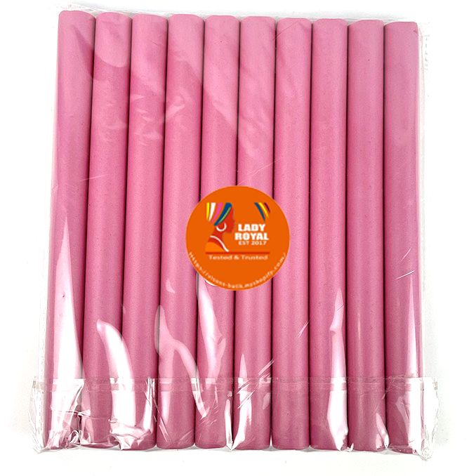 Lady Royal Flexible Foam Hair Curlers – Soft Rod Rollers for DIY Curls & Waves (Multiple Sizes)
