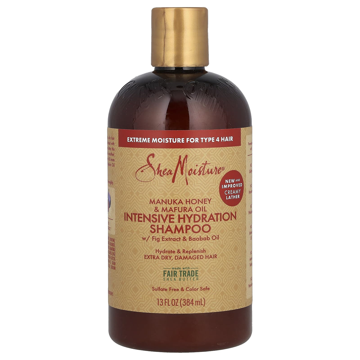 <transcy>SHEA MOISTURE MANUKA HONEY & MAFURA OIL INTENSIVE HYDRATION SHAMPOO, 384 ML</transcy>