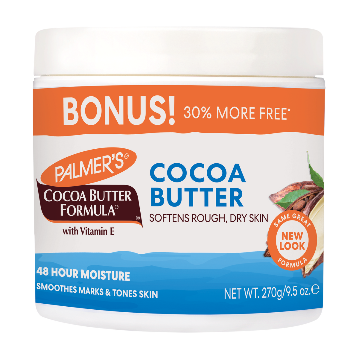 <transcy>PALMERS COCOA BUTTER FORMULA WITH VITAMIN E, 270 G</transcy>