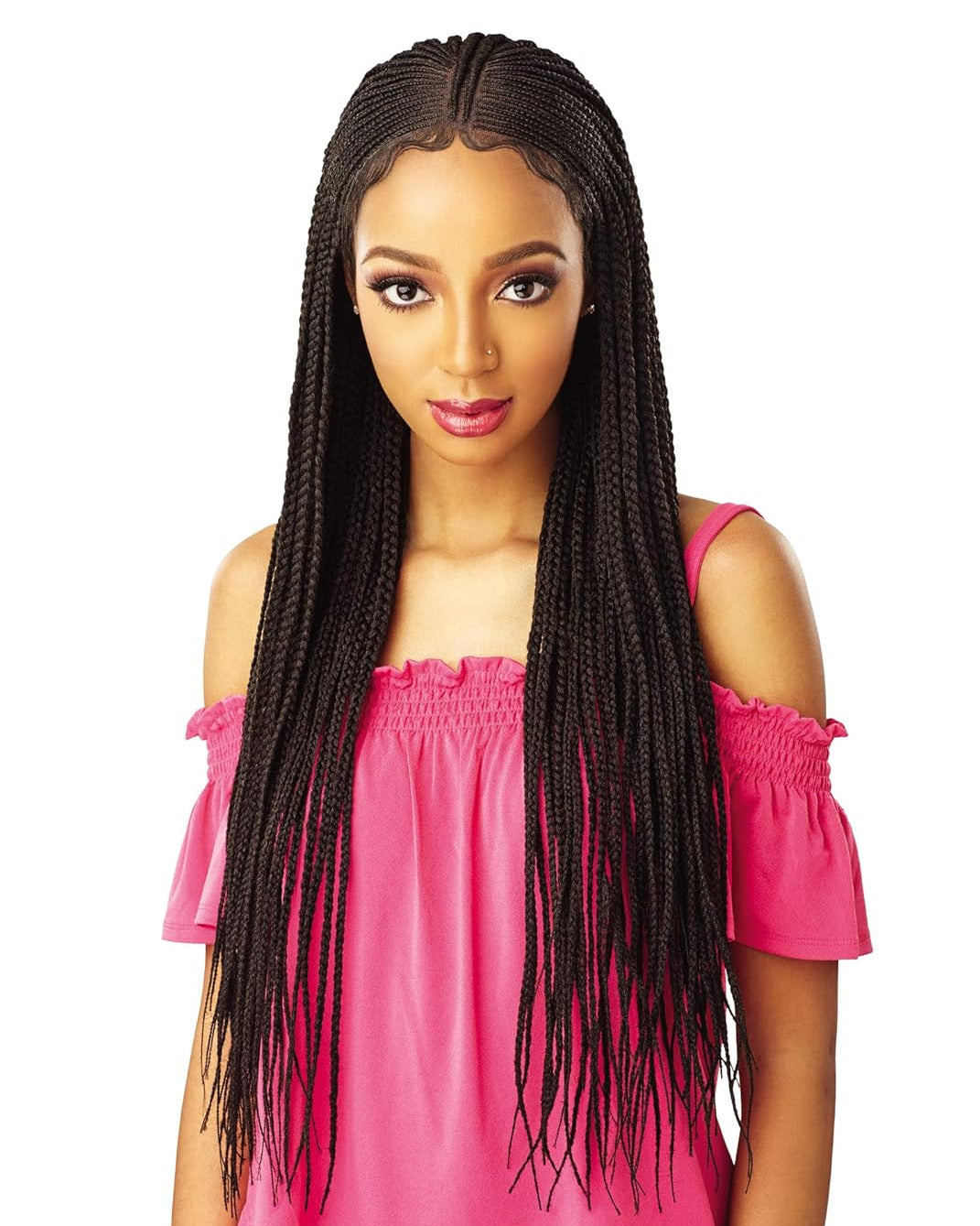 Cloud 9 Braided Lace Wig - Fulani Cornrow