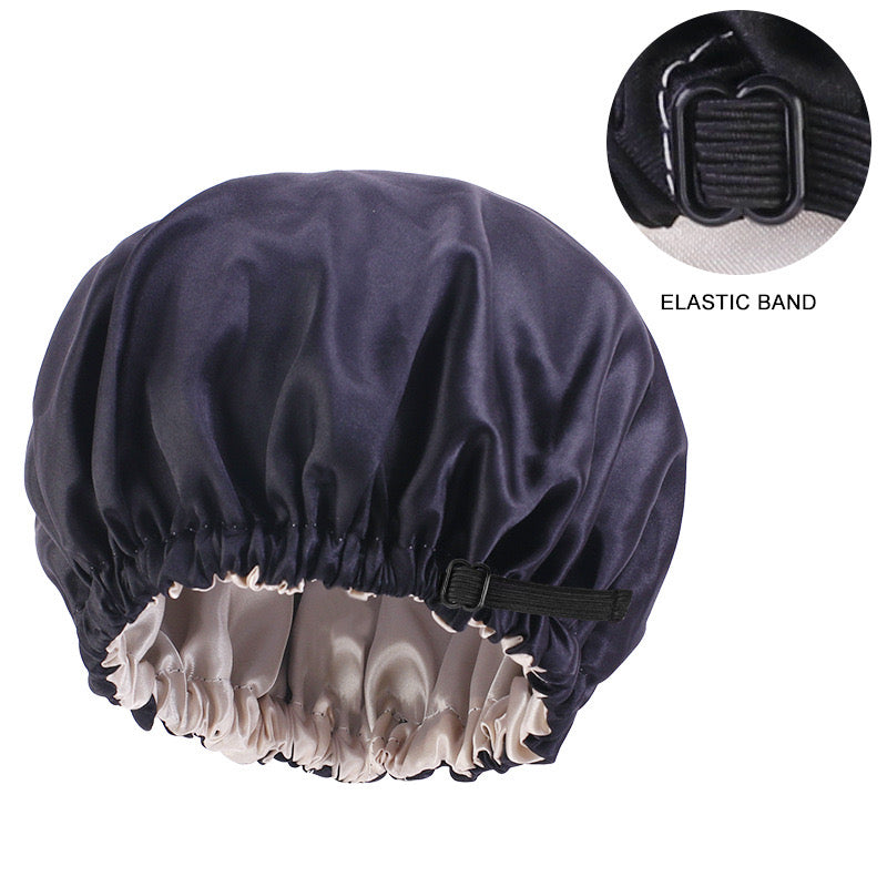 Lady Royal Adjustable Double-Layer Satin Sleep Cap for Kids