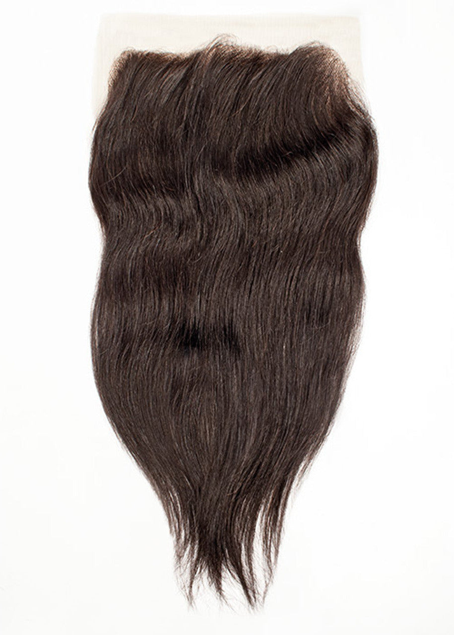 Human Hair Straight Closure 7x4 12"