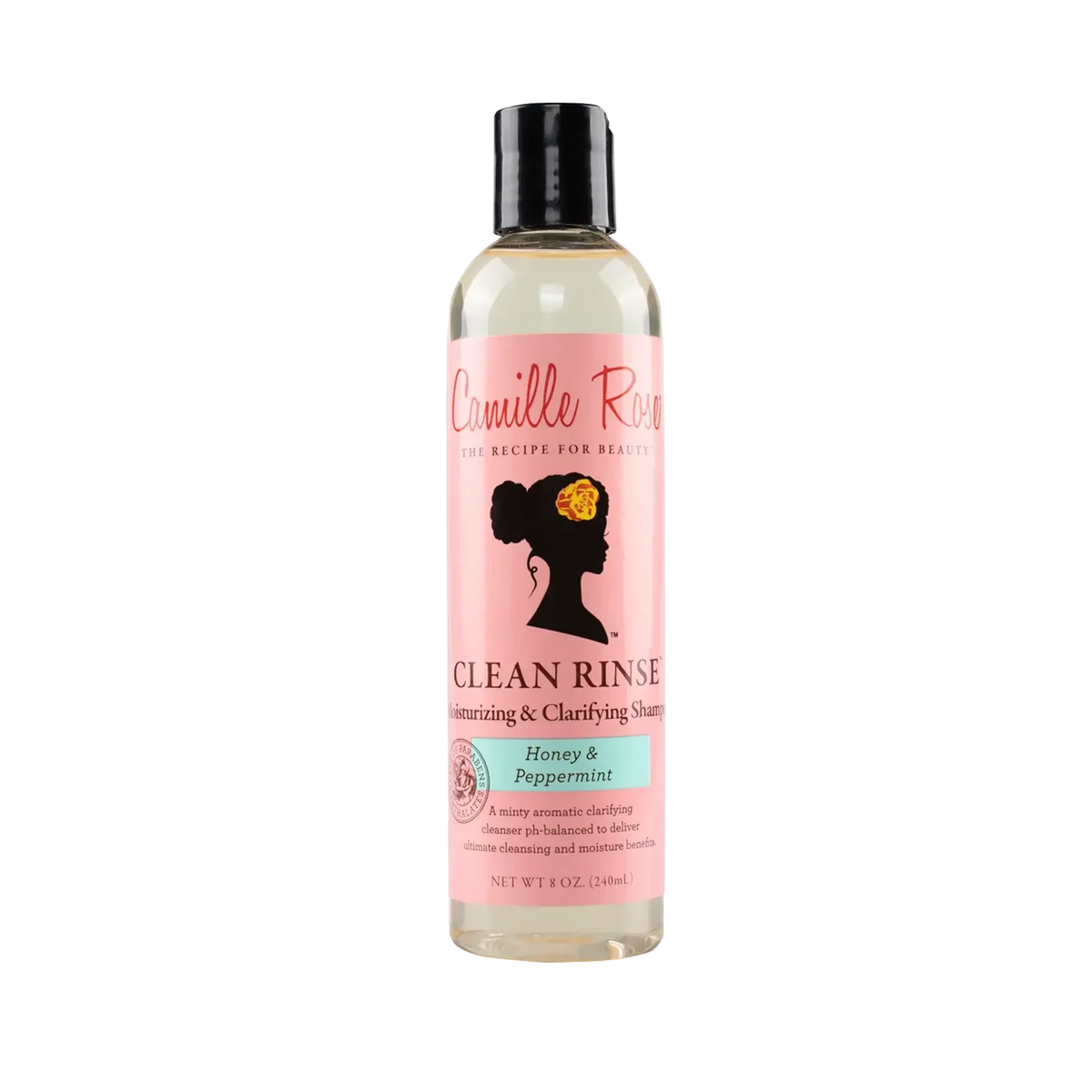 Camille Rose Clean Rinse Moisturizing & Clarifying Shampoo 8oz