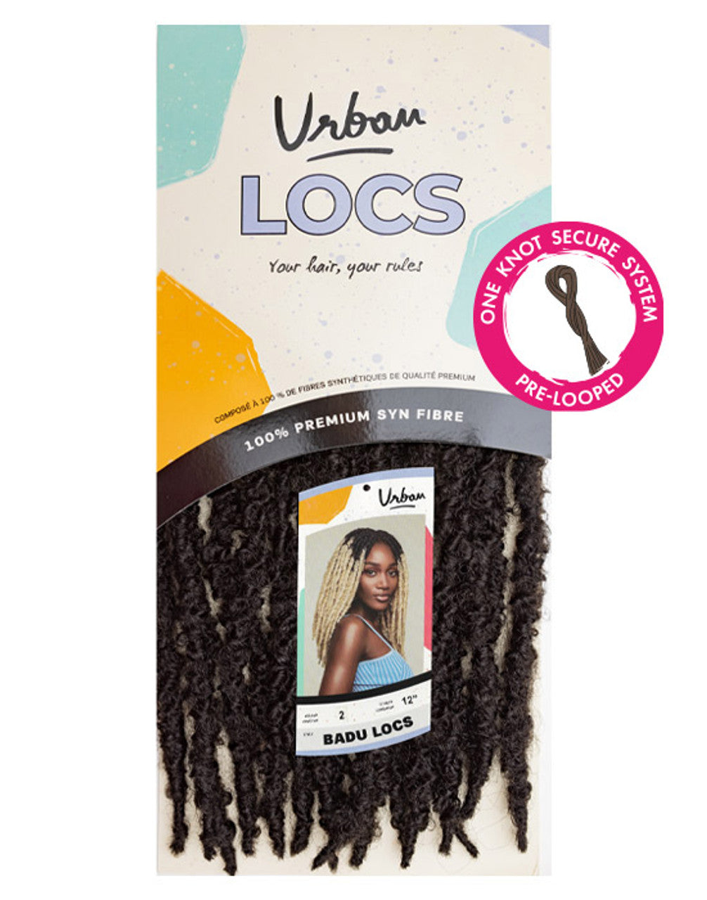 Syn Urban Braid - Badu Locs 12"
