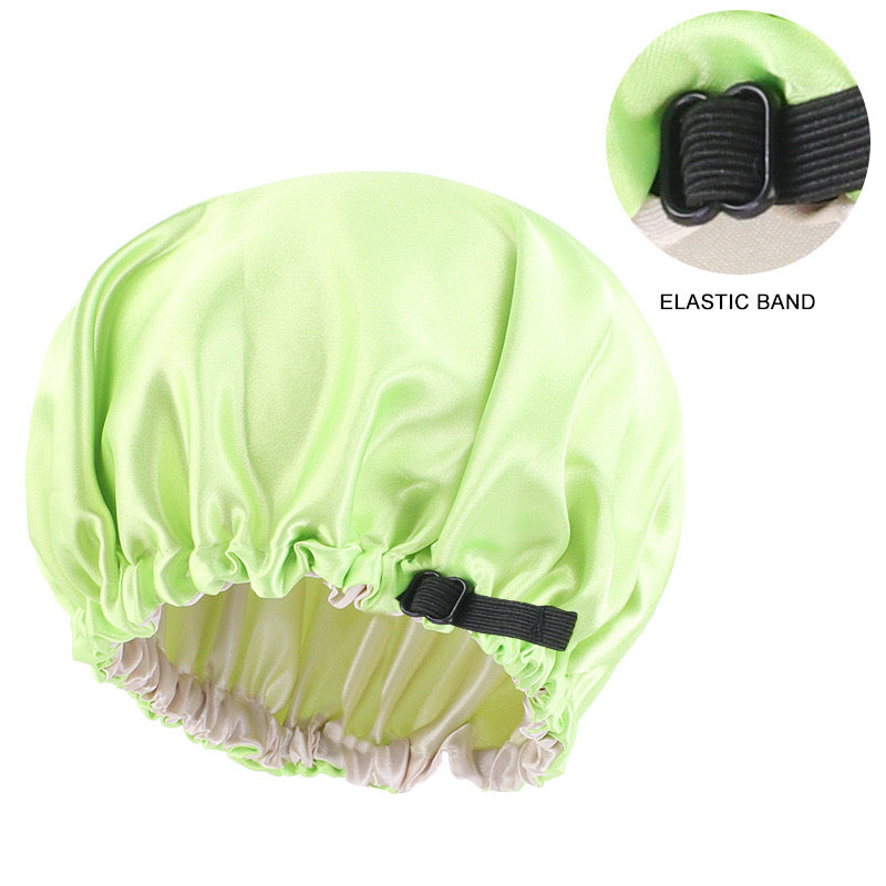 Lady Royal Adjustable Double-Layer Satin Sleep Cap for Kids