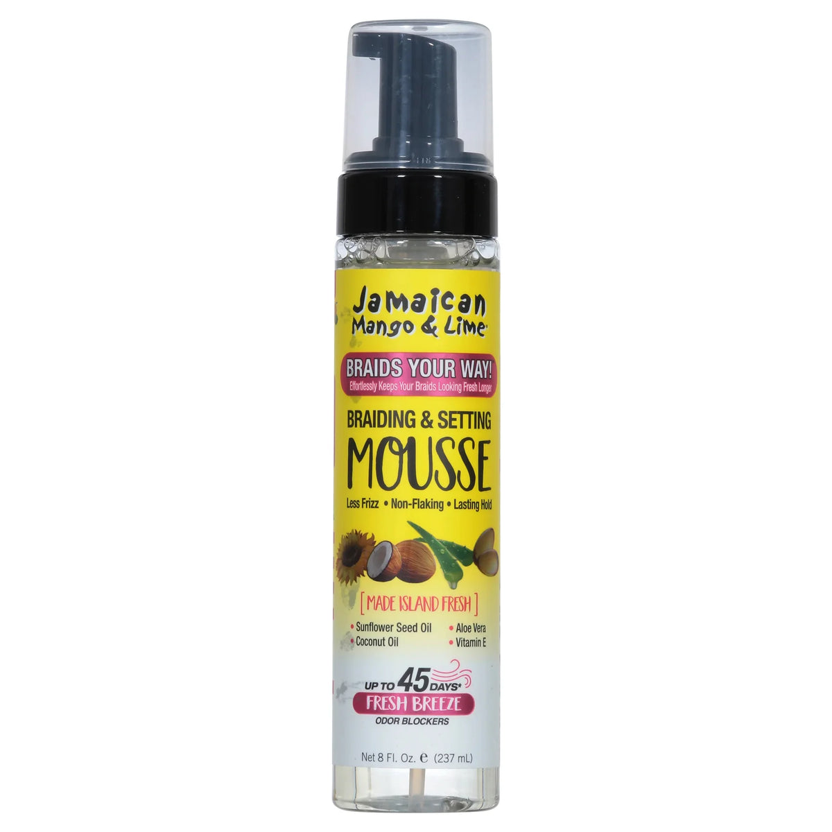 Jamaican Mango & Lime Braids Your Way Braiding & Setting Mousse 8oz