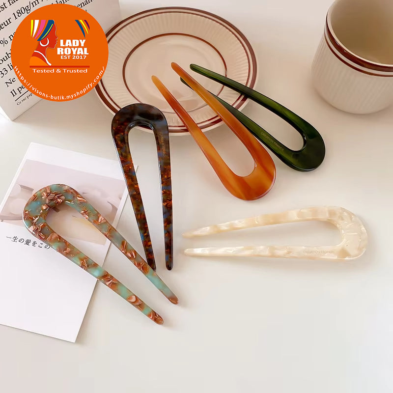 Lady Royal's U-Shaped Hair Styling Fork