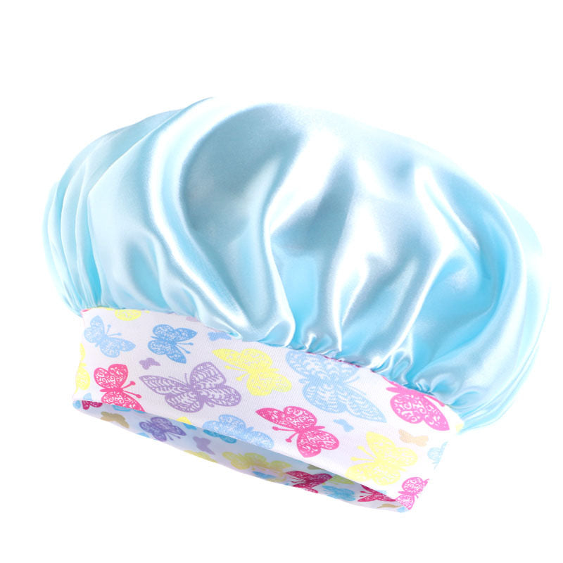Lady Royal Satin Kids Bonnet with Floral or Animal Print