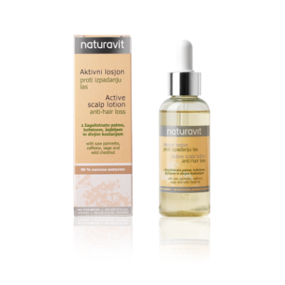 Organic Naturavit Active Scalp Lotion Anti-Hair Loss 3.5 oz