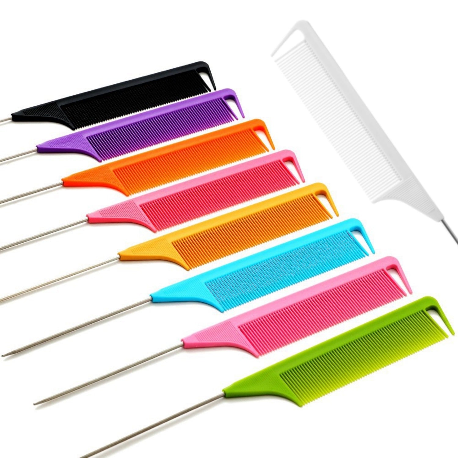 Long Tail Comb with Stainless Steel Rat Tail
