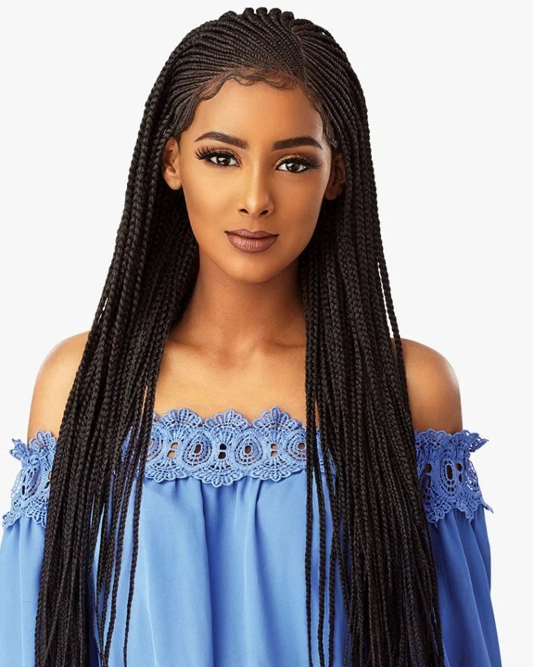 Cloud 9 Braided Lace Wig - Side Part Cornrow 13X5
