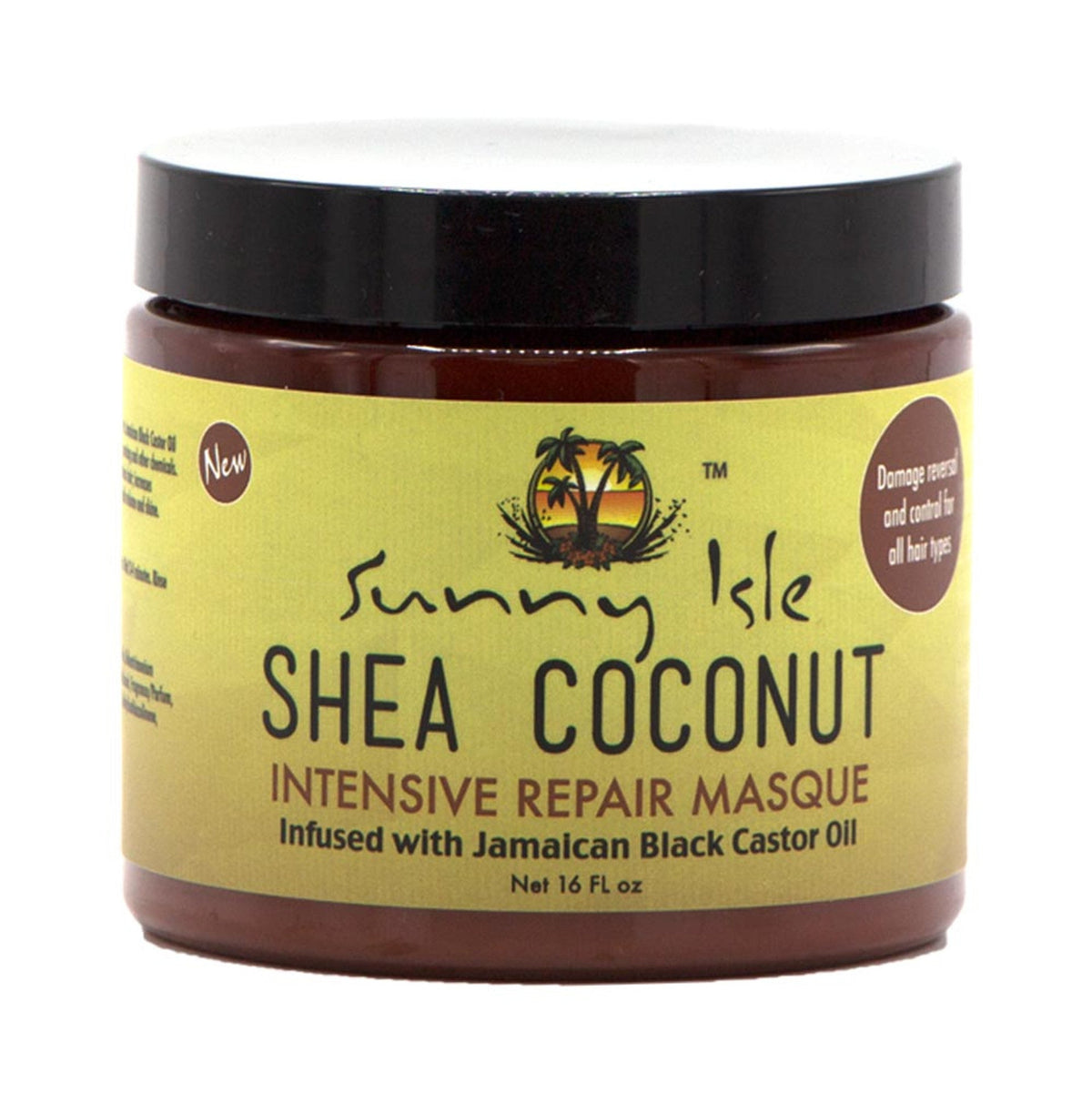 Sunny Isle Shea Coconut Intensive Repair Masque 16oz