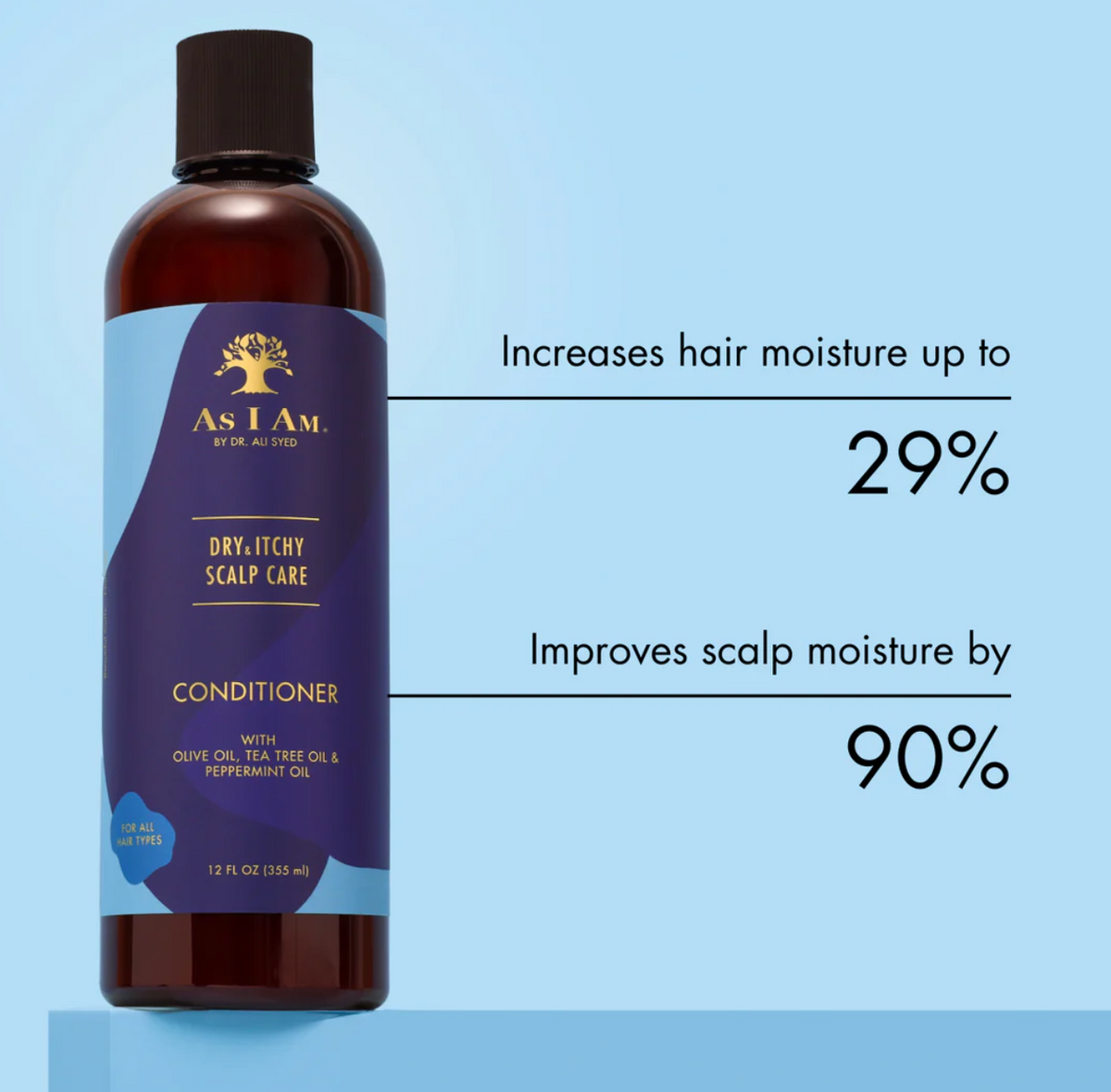 As I Am Dry & Itchy Scalp Care Dandruff Conditoner 12oz