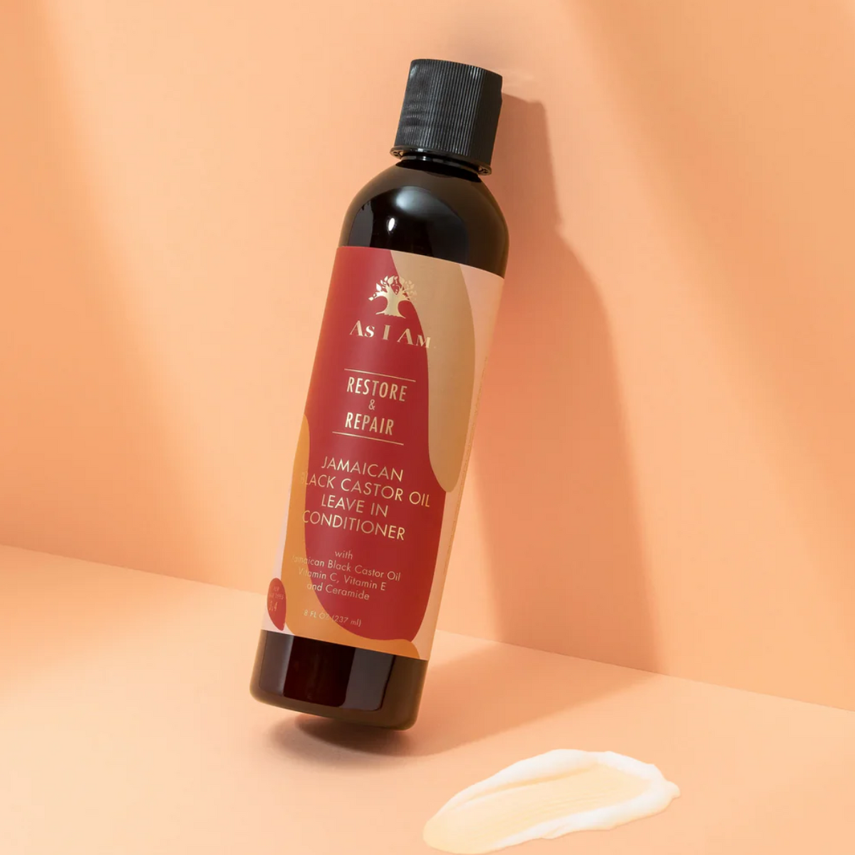 As I Am Restore & Repair Jamaican Black Castor Oil Leave-In Conditioner 8oz