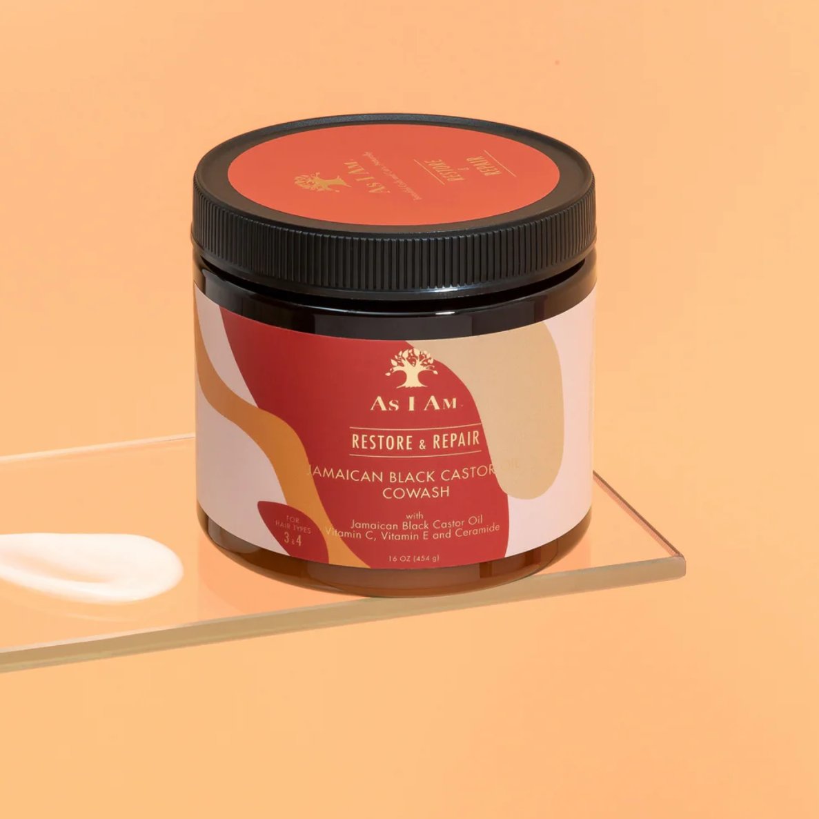 As I Am Restore & Repair Jamaican Black Castor Oil Cowash 16oz