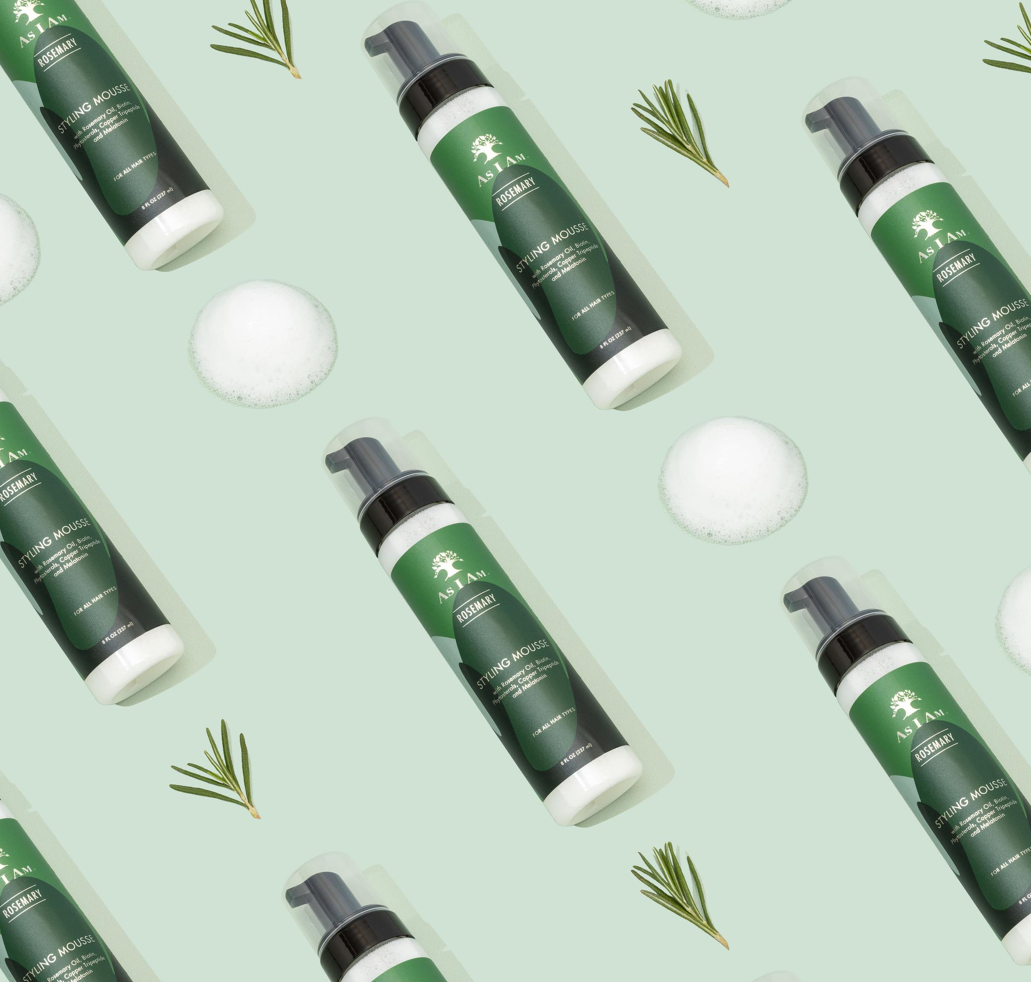 As I am Rosemary Styling Mousse 8oz