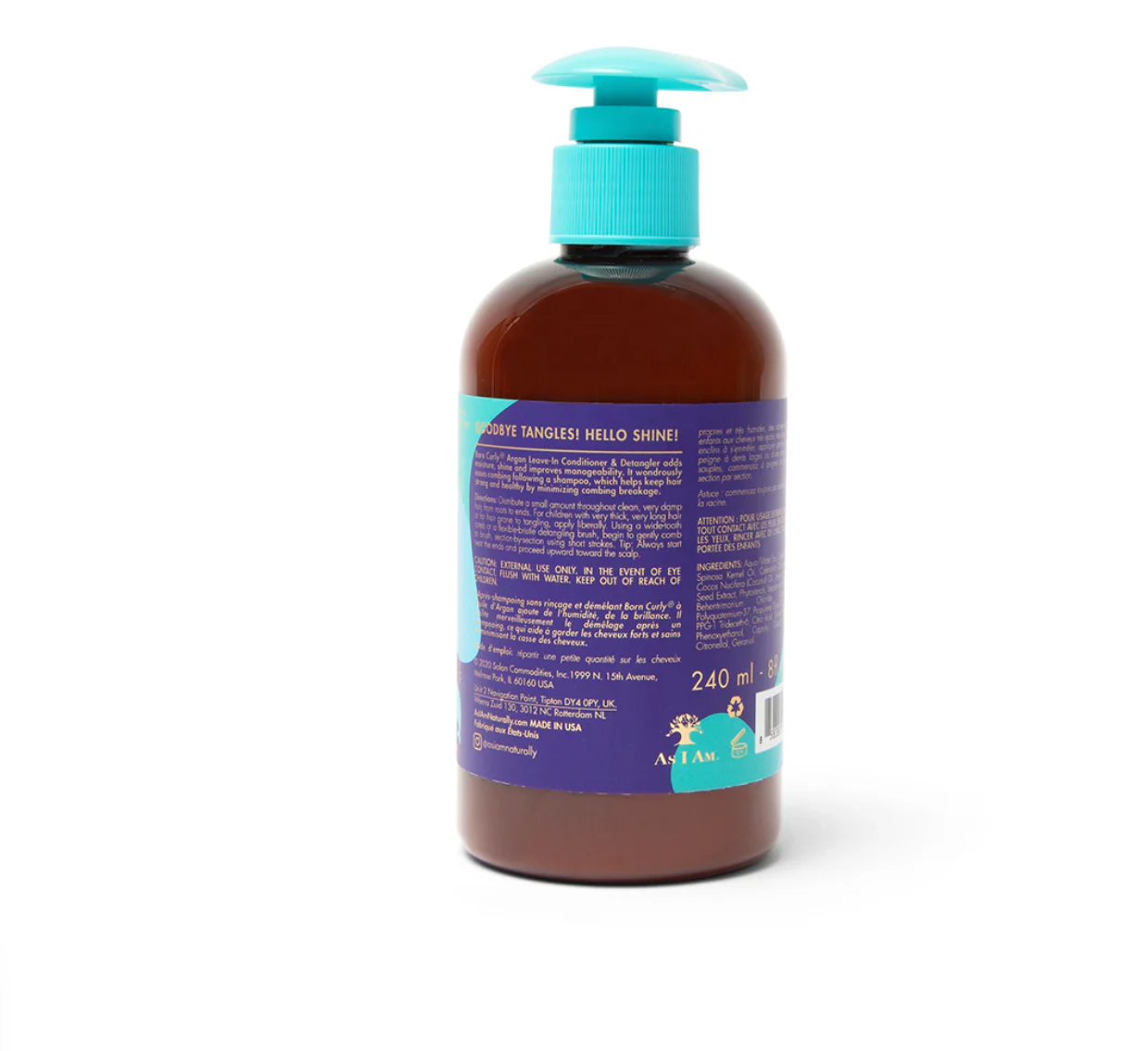 As I am Born Curly Argan Leave-In Conditioner & Detangler