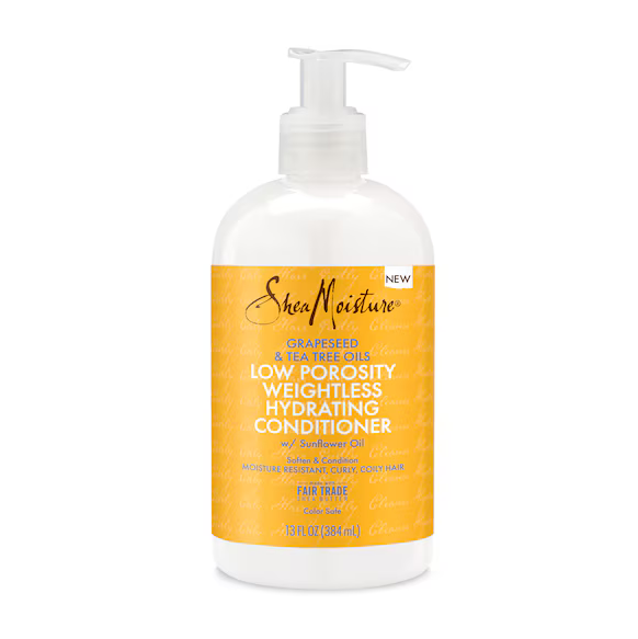 Shea Moisture Grapeseed & Tea Tree Oils Low Porosity Weightless Hydrating Conditioner 13oz