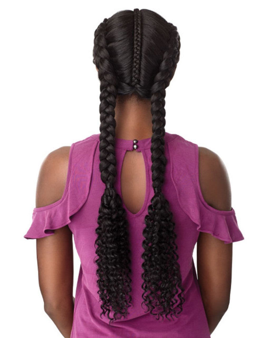 Braided Lace Wig Bohemian Dutch Braid