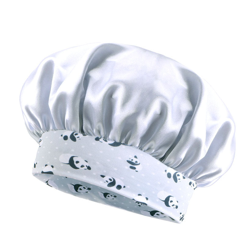 Lady Royal Satin Kids Bonnet with Floral or Animal Print