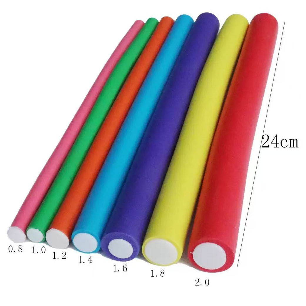 Lady Royal Flexible Foam Hair Curlers – Soft Rod Rollers for DIY Curls & Waves (Multiple Sizes)
