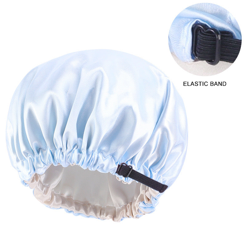Lady Royal Adjustable Double-Layer Satin Sleep Cap for Kids