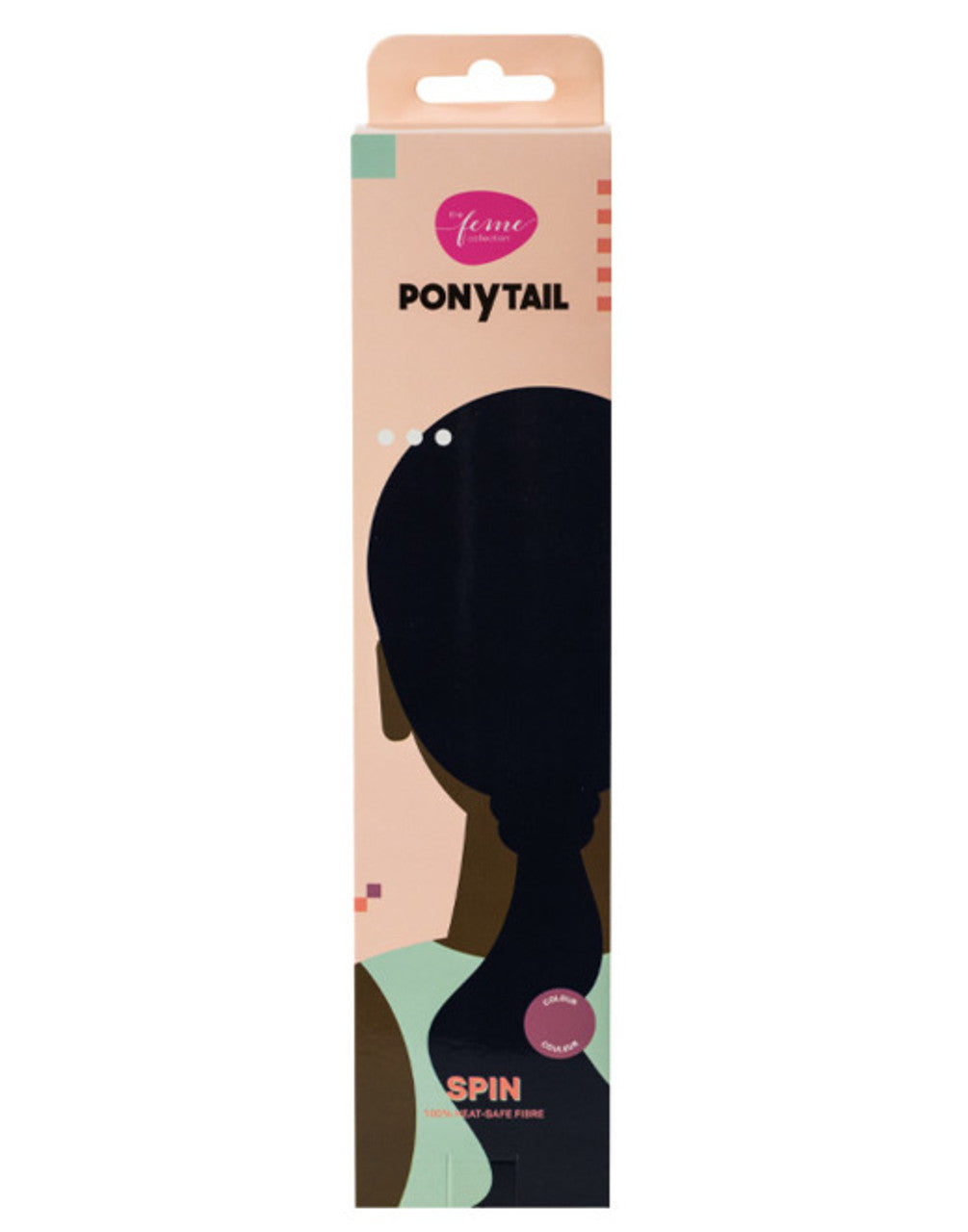 Heatsafe Ponytail Spin 20.5"