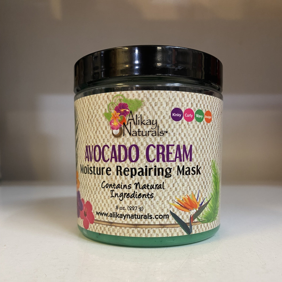 Alikay Naturals Avocado Cream Moisture Repairing Mask 8oz