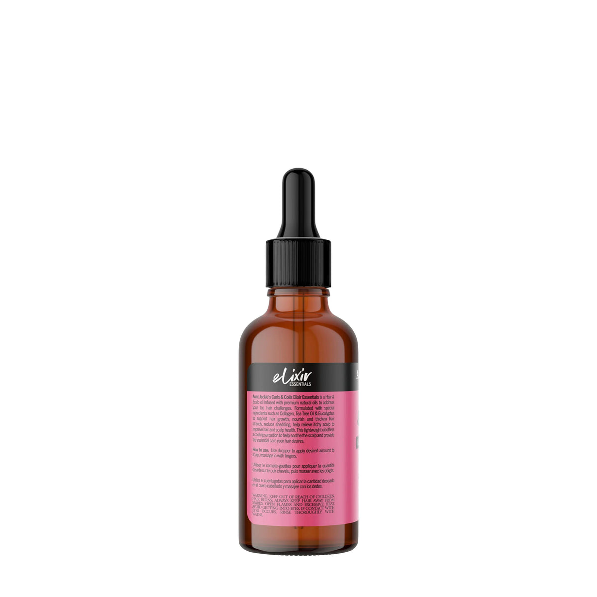 Aunt Jackies Elixir Hair and Scalp Oil Blend of Tea Tree oil & Eucalyptus 2oz