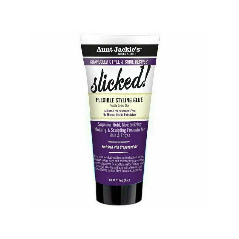 Aunt Jackies Grapeseed Style & Shine Slicked Flexible Styling Glue 4oz