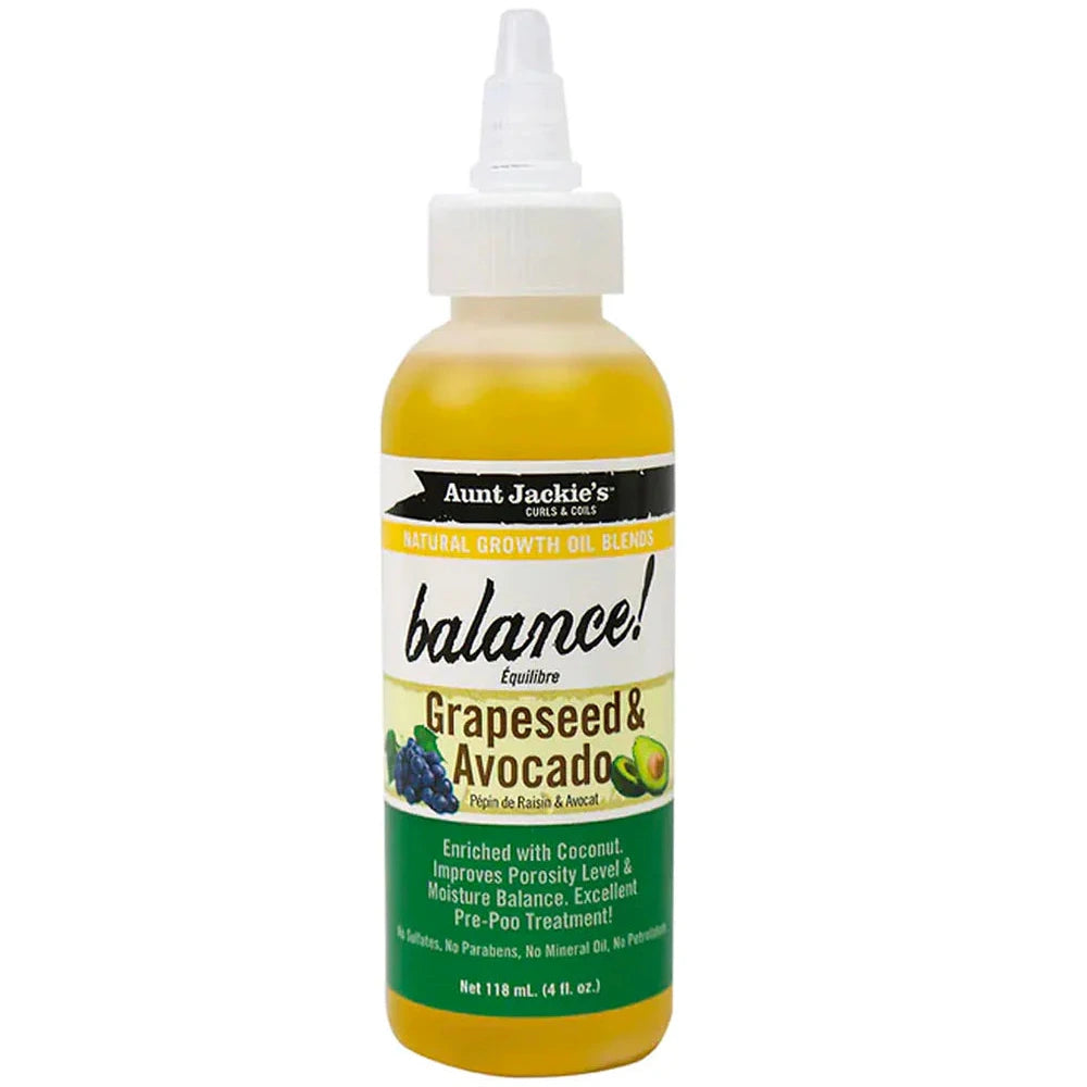 Aunt Jackie's Balance Grapeseed & Avocado 4oz