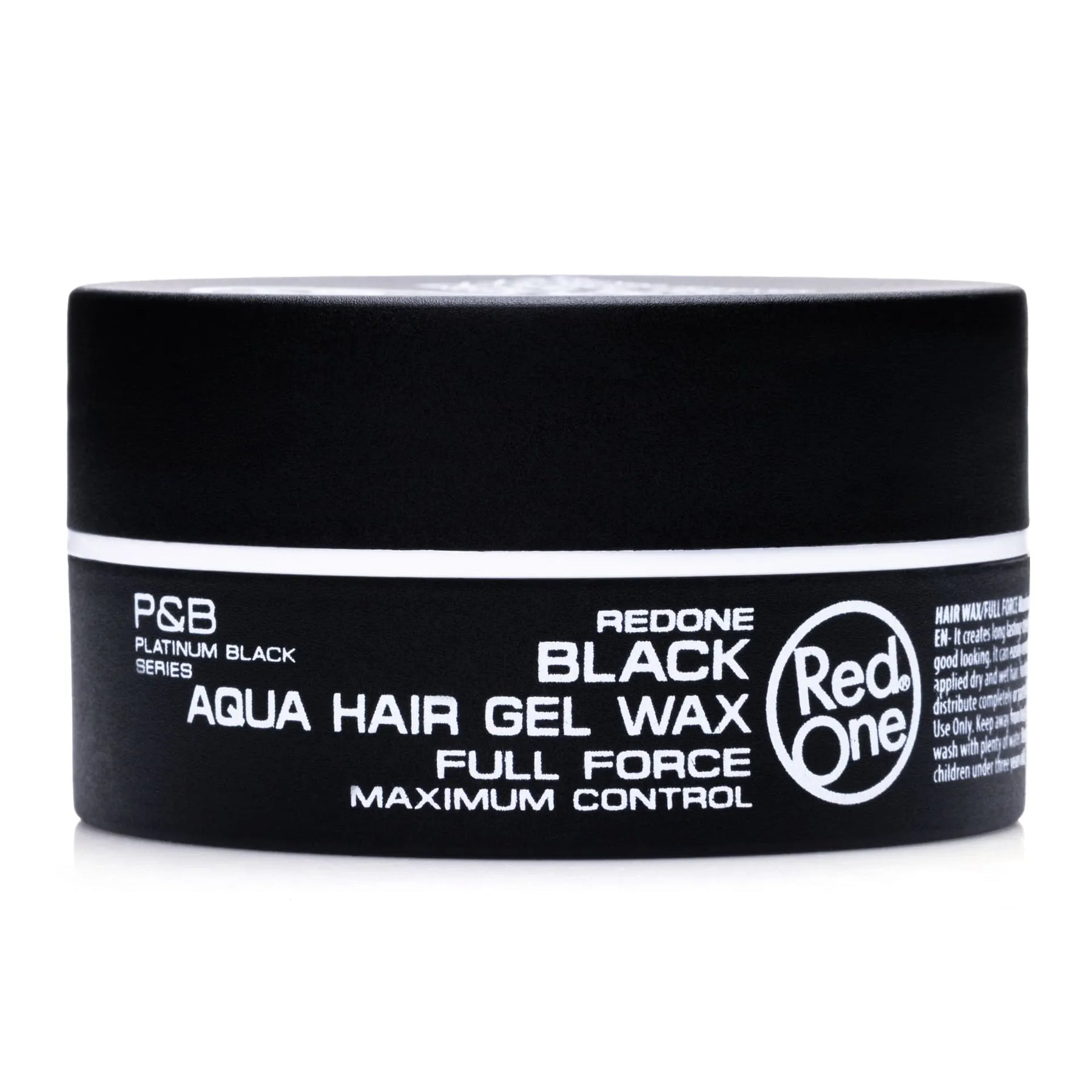 Red One Black Aqua Hair Gel Wax 5.07oz