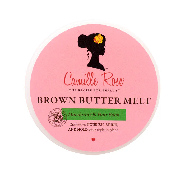 Camille Rose Brown Butter Melt - Mandarin Oil Hair Balm 4oz