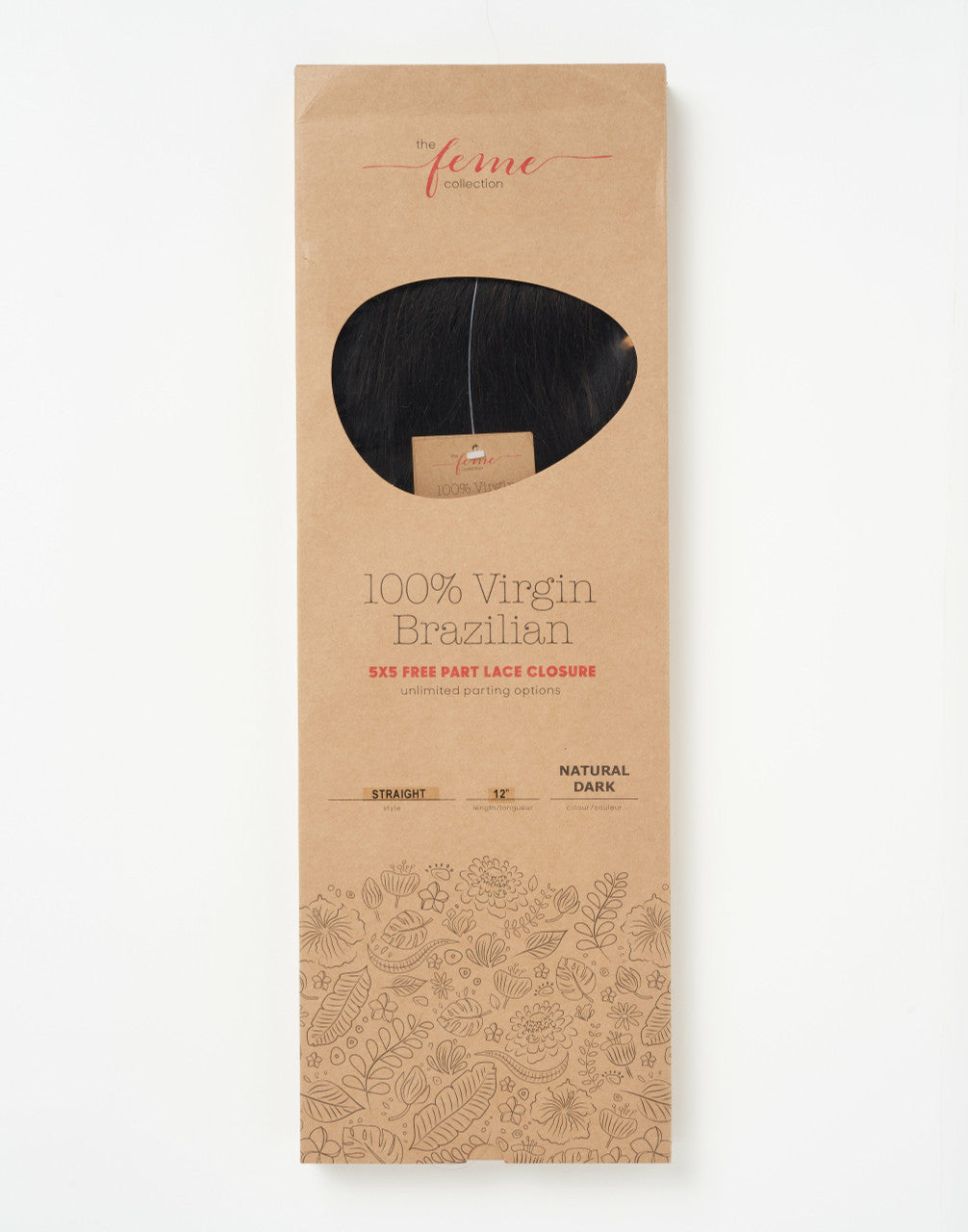 Virgin Brazilian Lace Closure Straight