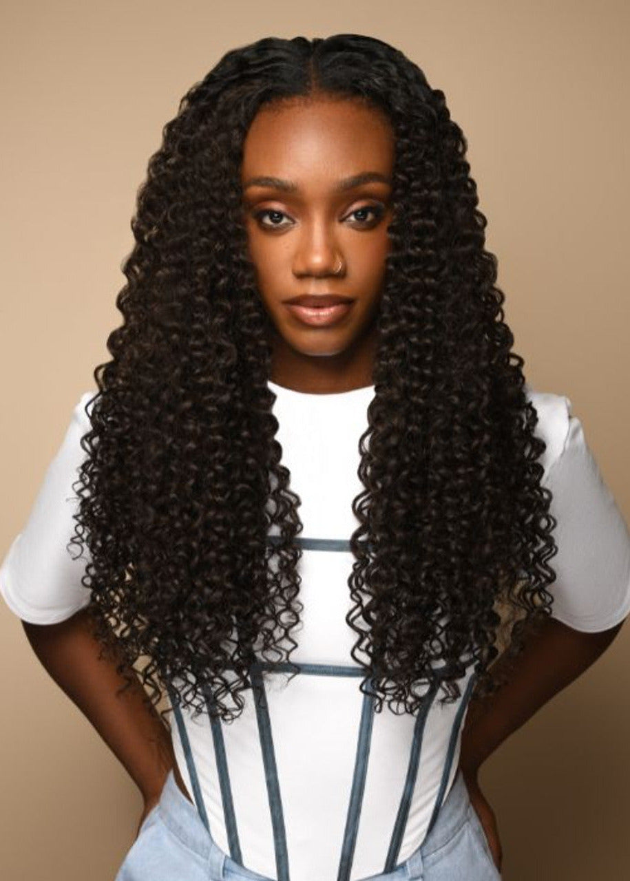 Premium Vegan Heat-Safe Fibre Weave Deep Wave 24"