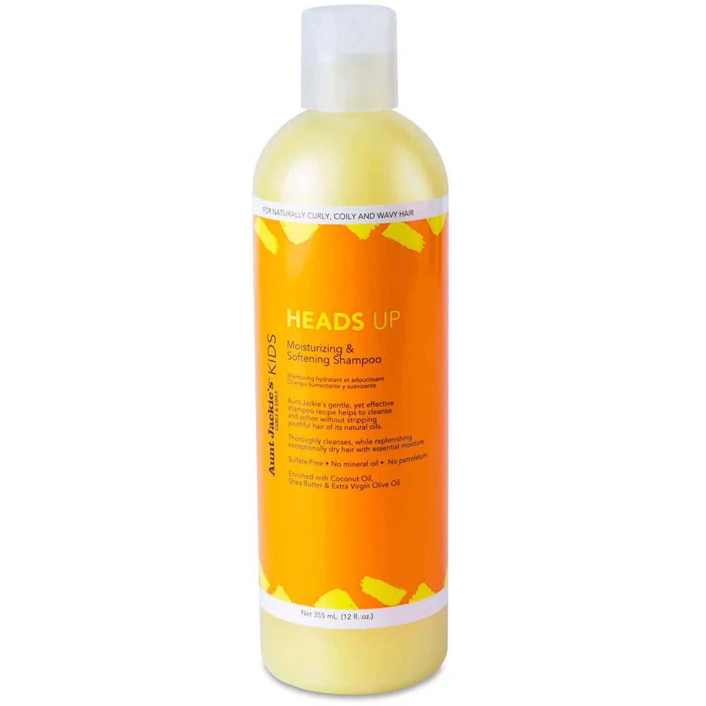 Aunt Jackie's Kids Heads Up Moisturizing & Softening Shampoo 12oz