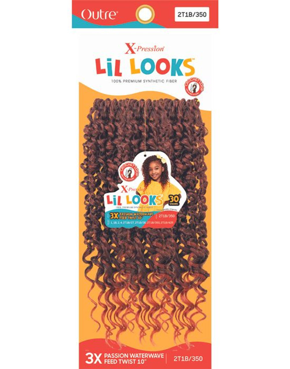 X-Pression Lil Looks Waterwave Feed Twist 10"