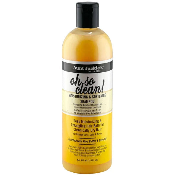 Aunt Jackie's Oh So Clean Moisturizing & Softening Shampoo 12oz