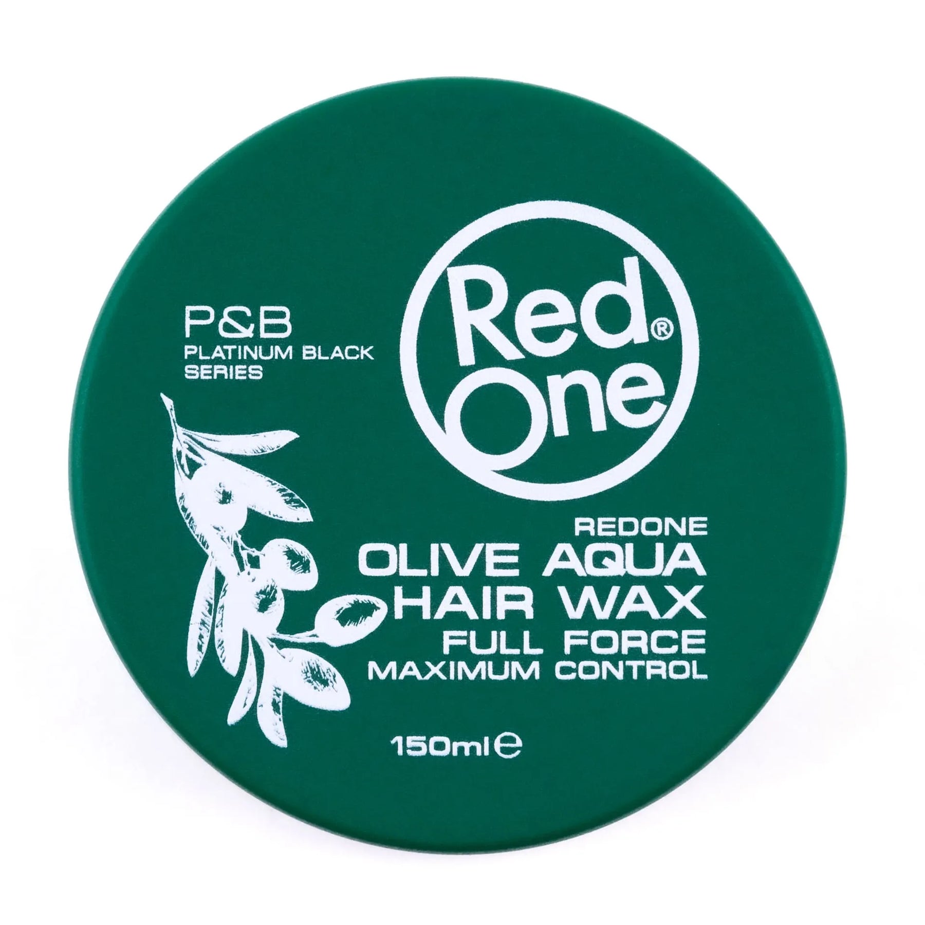 Red One Dark Green Olive Aqua Hair Wax 5.07oz