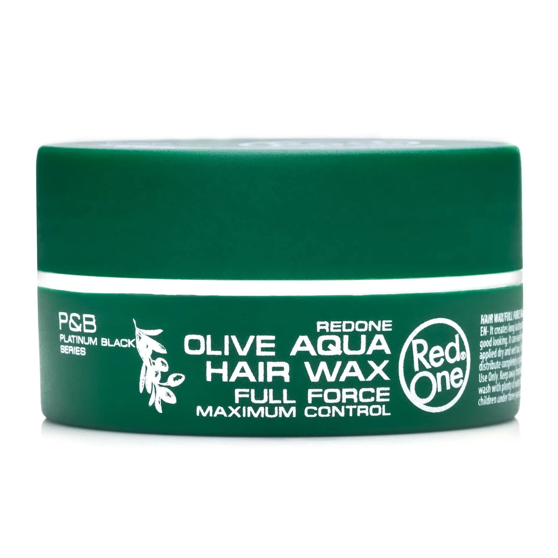Red One Dark Green Olive Aqua Hair Wax 5.07oz