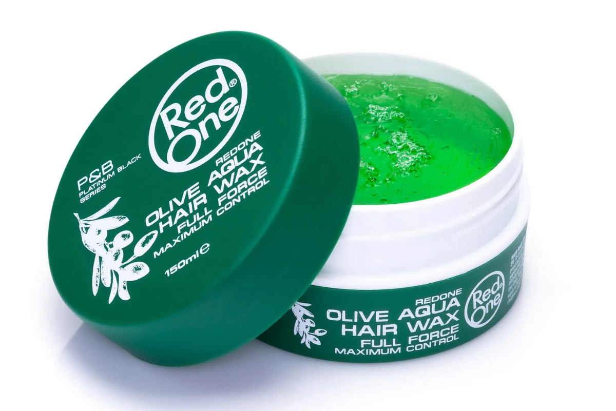 Red One Dark Green Olive Aqua Hair Wax 5.07oz
