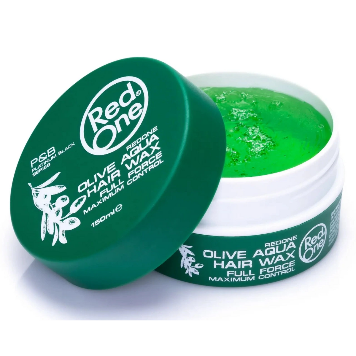Red One Dark Green Olive Aqua Hair Wax 5.07oz