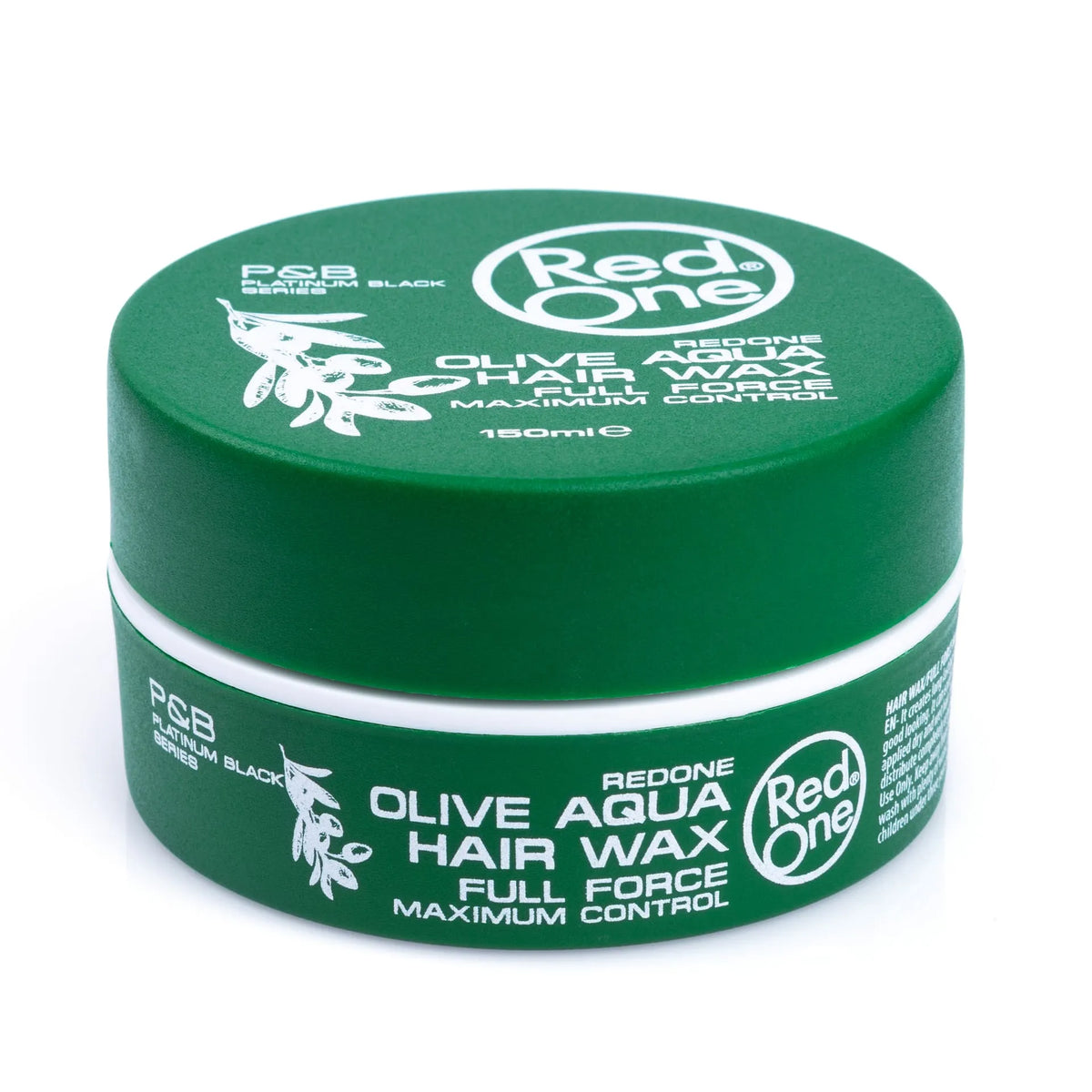 Red One Dark Green Olive Aqua Hair Wax 5.07oz