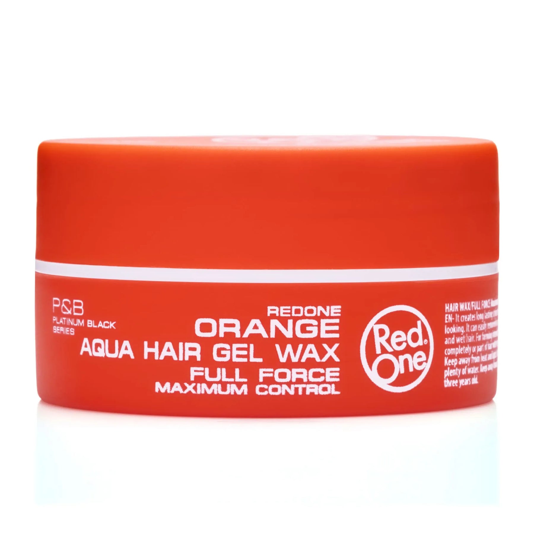 Red One Orange Aqua Hair Gel Wax 5.07oz