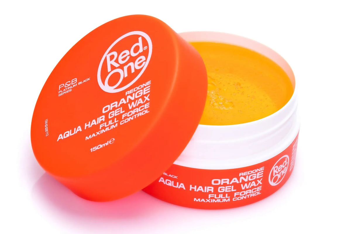 Red One Orange Aqua Hair Gel Wax 5.07oz