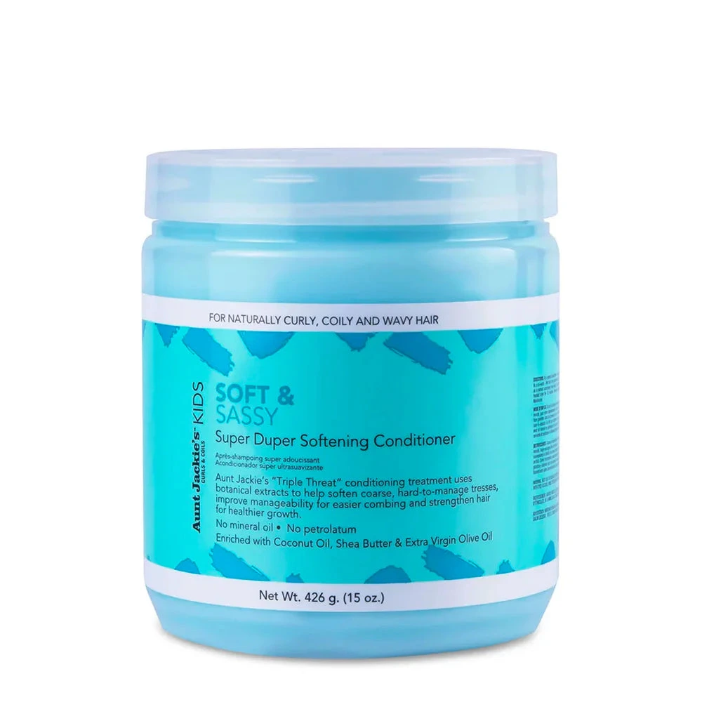 Aunt Jackie's Kids Soft & Sassy Super Duper Softening Conditioner 15oz